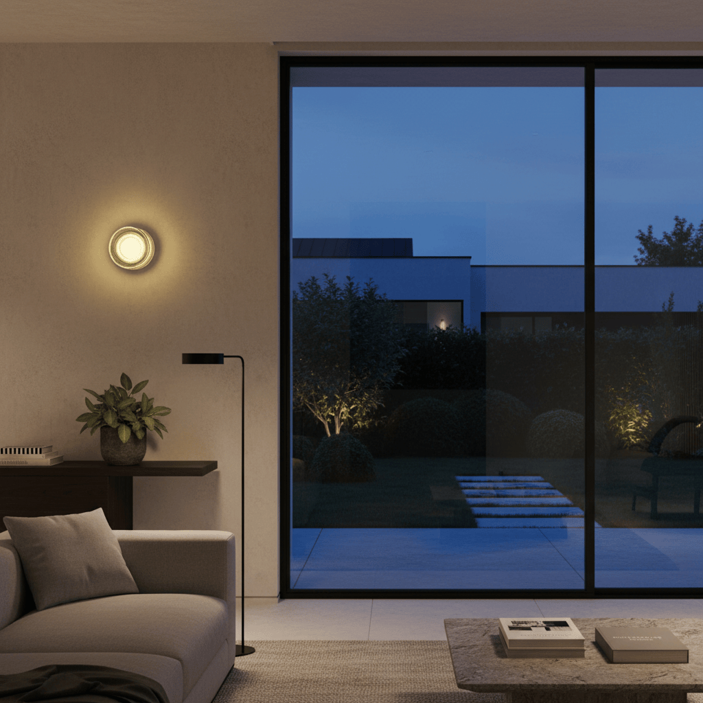 Elvora Wall Light | Round Glass Dome Design