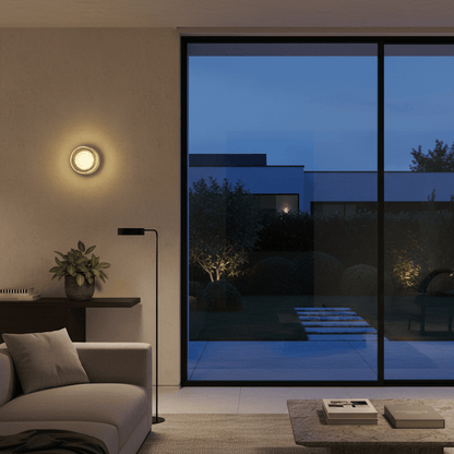 Elvora Wall Light | Round Glass Dome Design