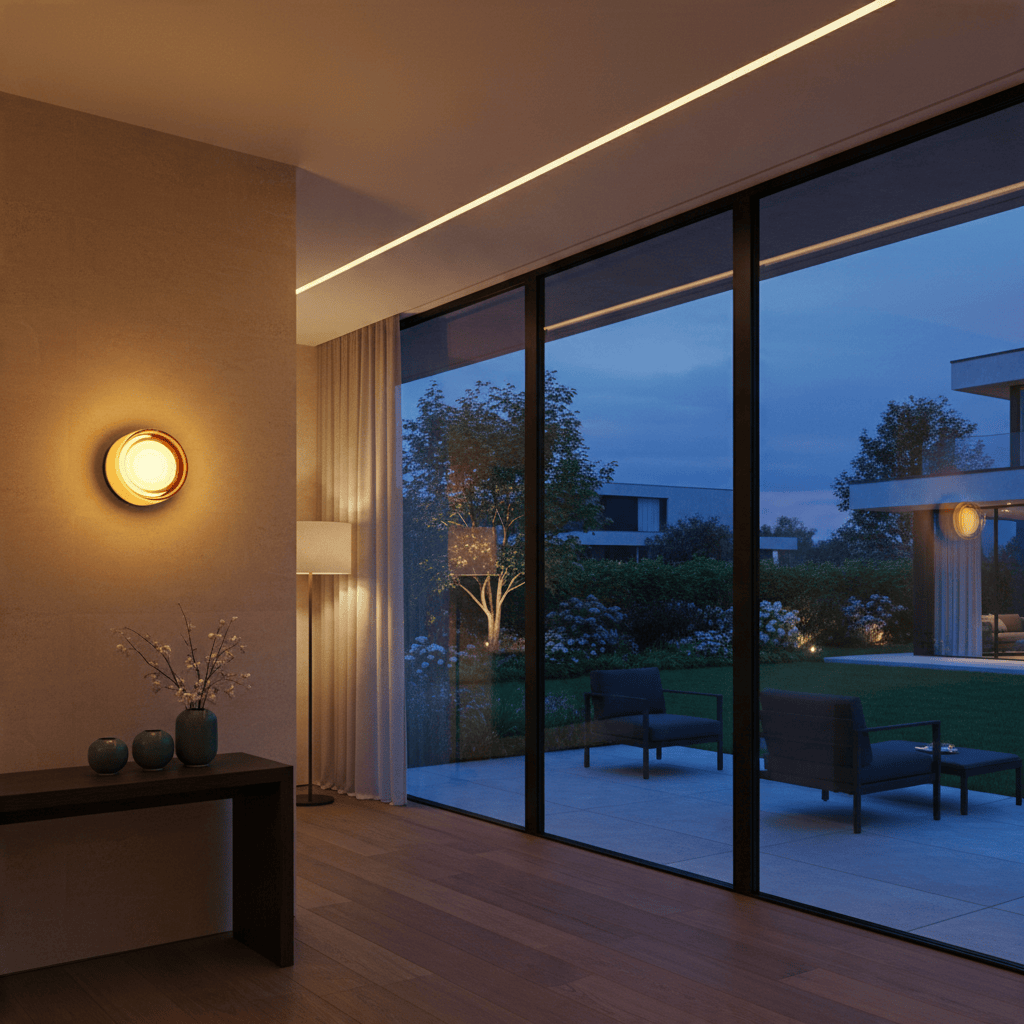 Elvora Wall Light | Round Glass Dome Design