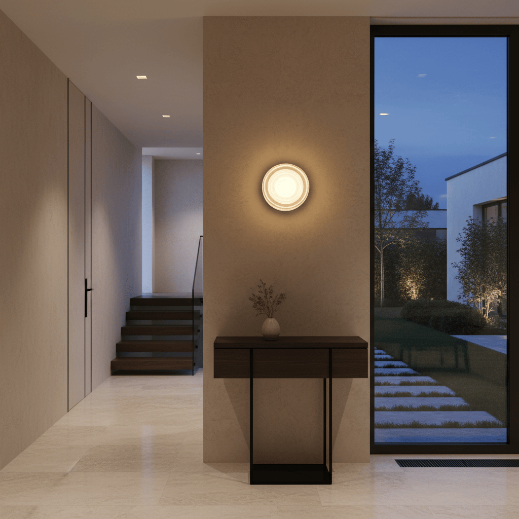Elvora Wall Light | Round Glass Dome Design