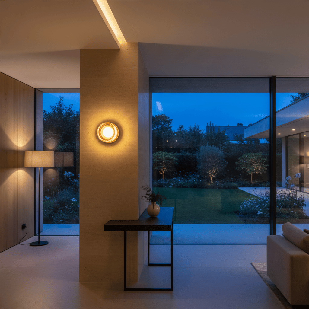 Elvora Wall Light | Round Glass Dome Design