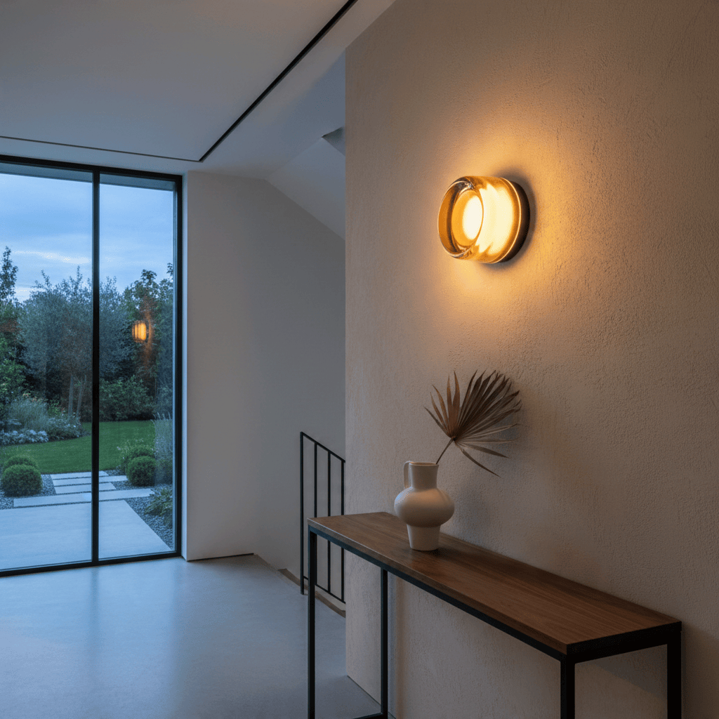 Elvora Wall Light | Round Glass Dome Design