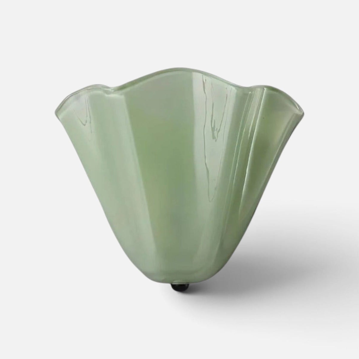 Elvora Wall Light | Sculptural Glass Uplighter Design