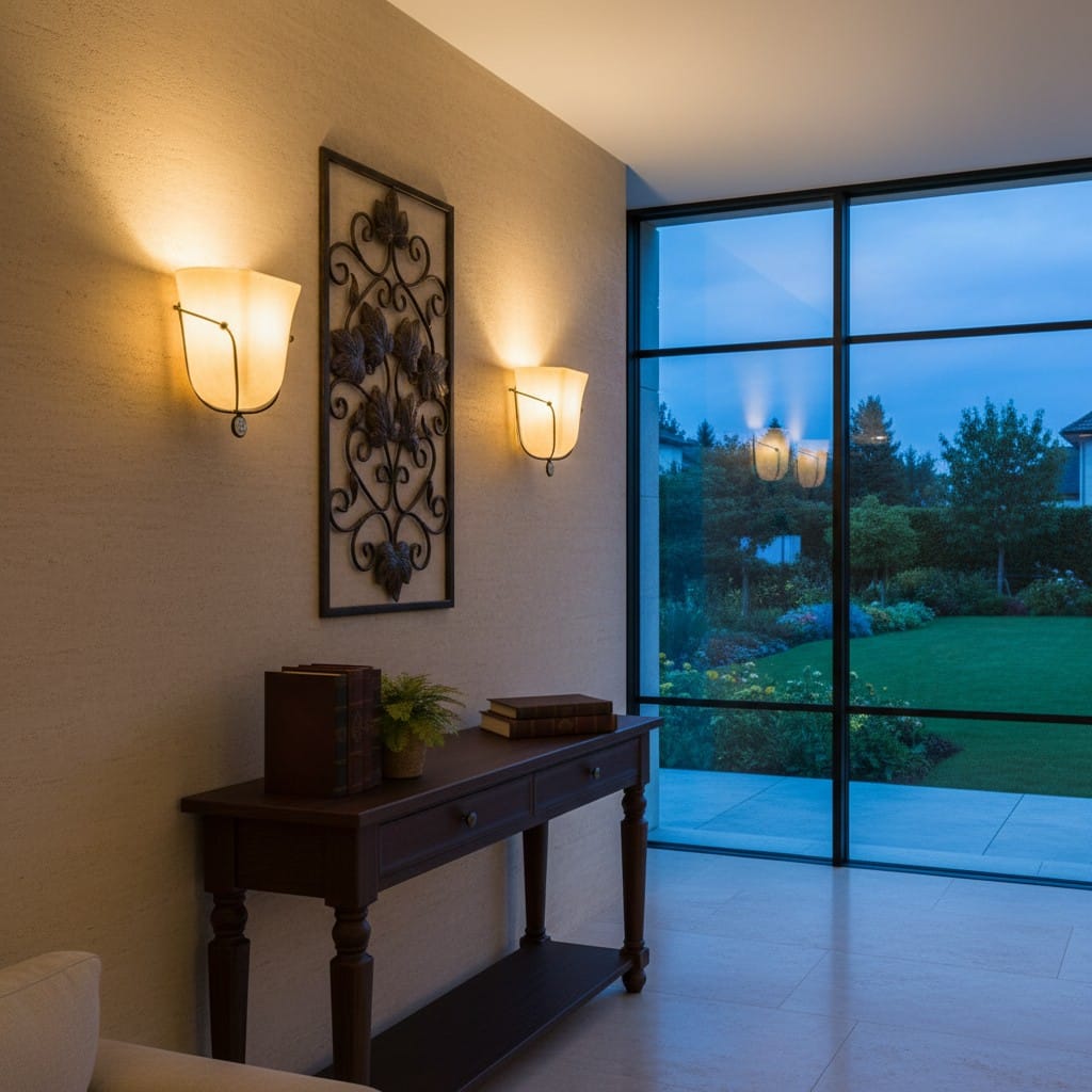 Elvora Wall Light | Sculptural Glass Uplighter Design