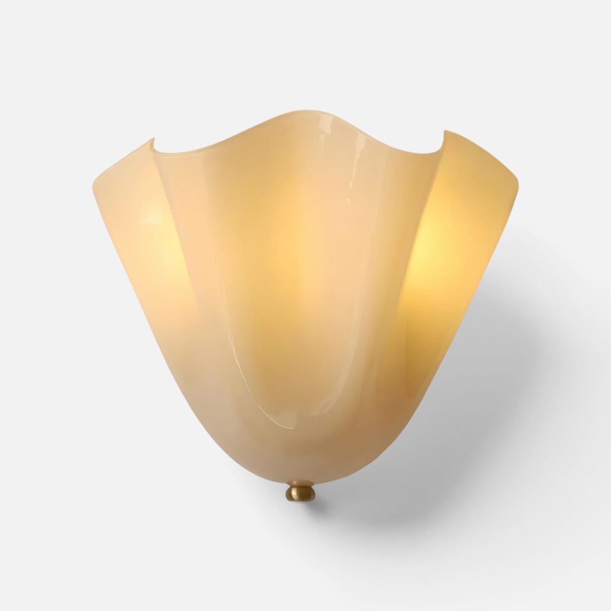 Elvora Wall Light | Sculptural Glass Uplighter Design