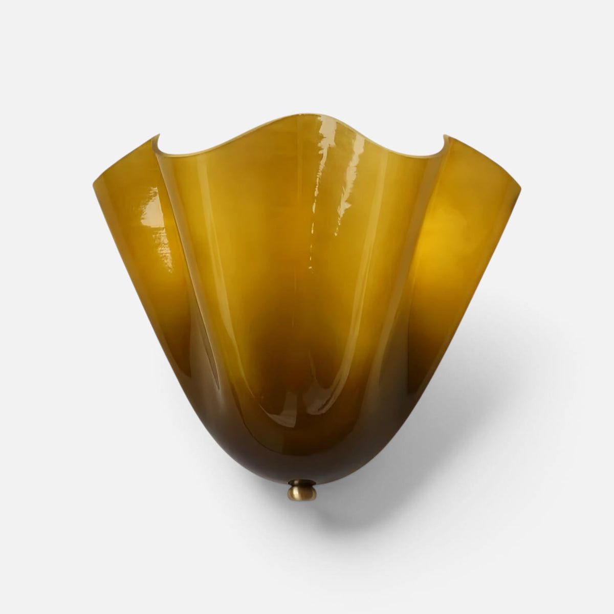 Elvora Wall Light | Sculptural Glass Uplighter Design