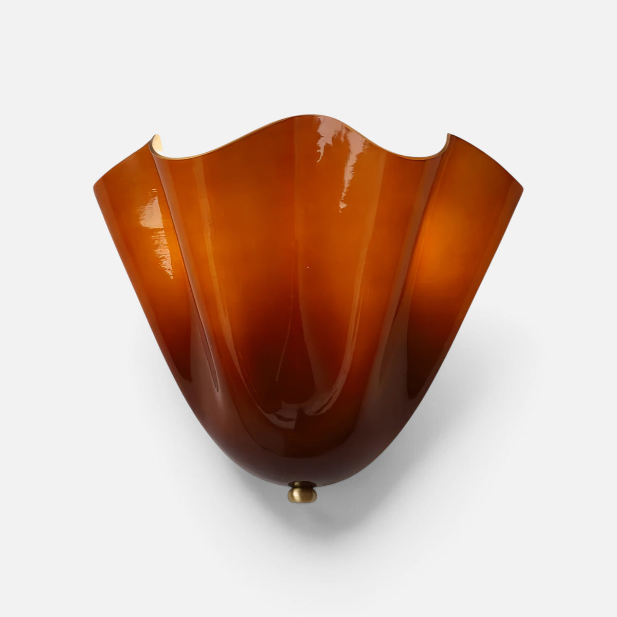 Elvora Wall Light | Sculptural Glass Uplighter Design