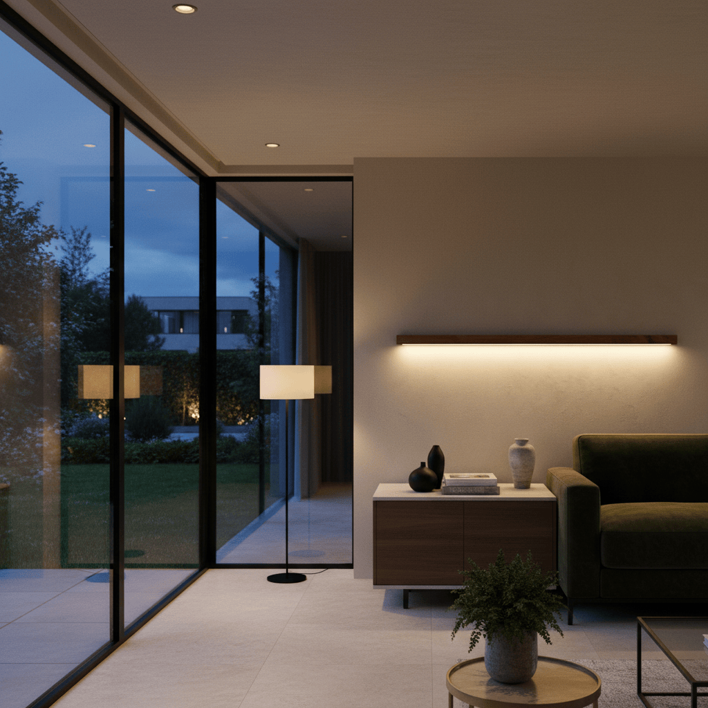 Elvora Wall Light | Solid Wood Linear LED Nordic Design