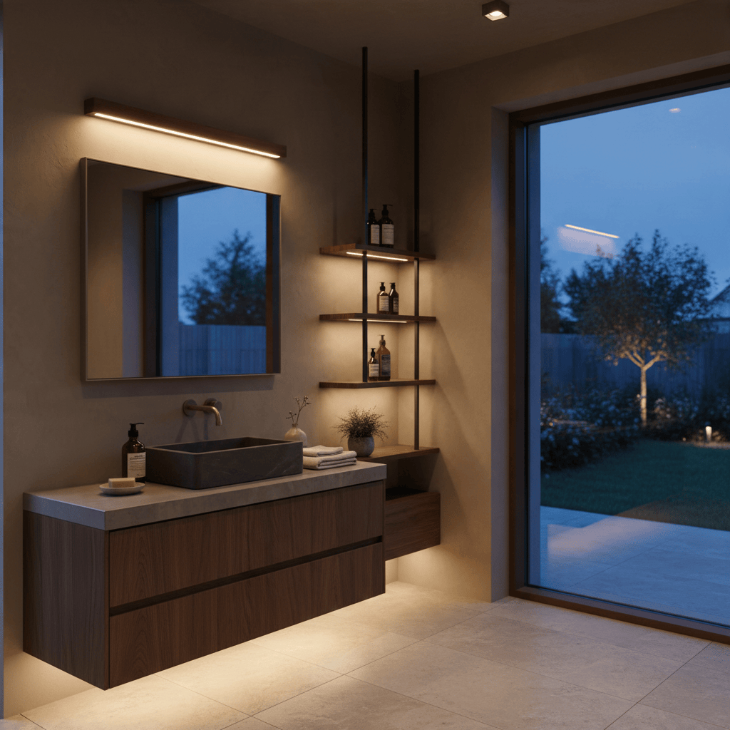 Elvora Wall Light | Solid Wood Linear LED Nordic Design