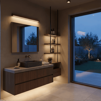 Elvora Wall Light | Solid Wood Linear LED Nordic Design
