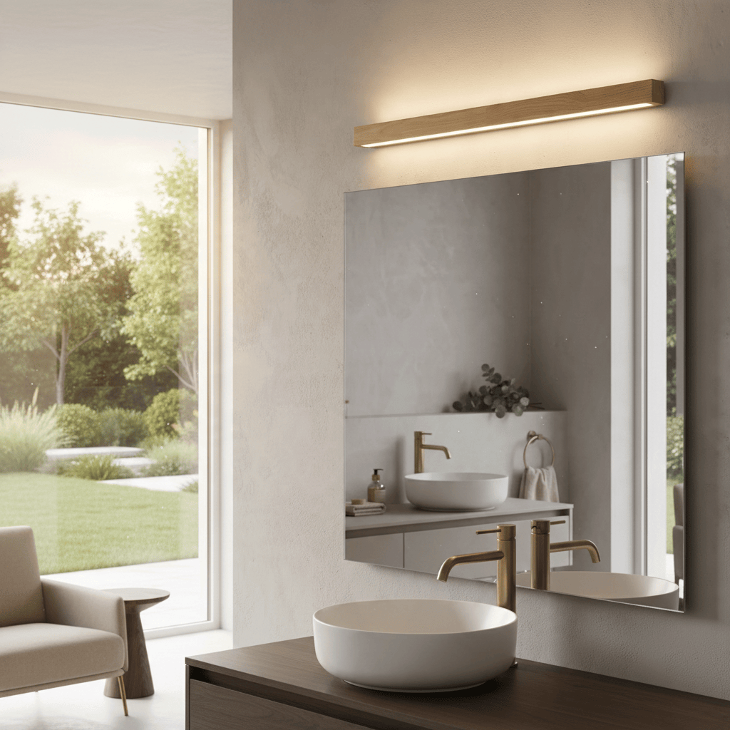 Elvora Wall Light | Solid Wood Linear LED Nordic Design