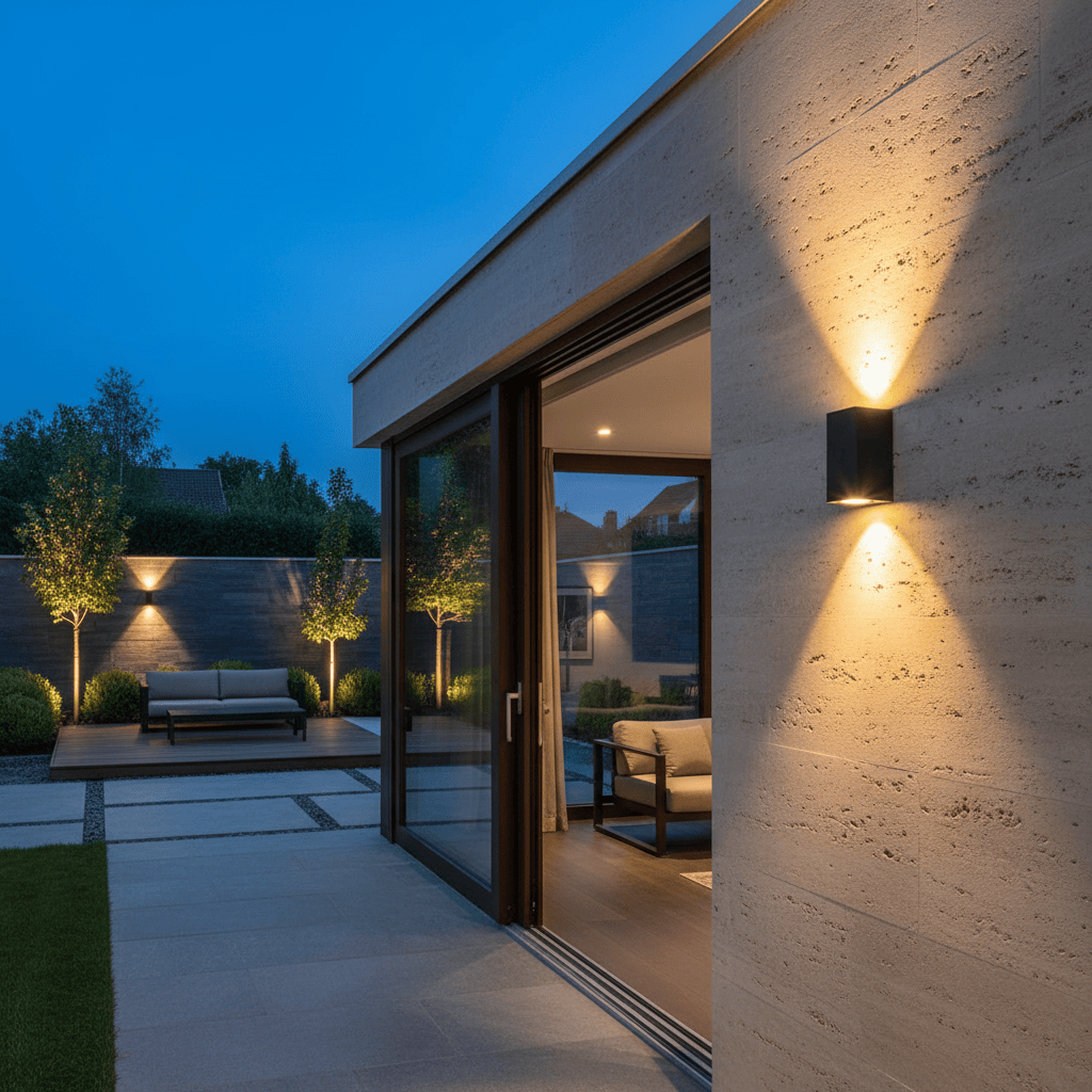 Elvora Wall Light | Square Cube Up Down Design