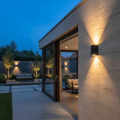 Elvora Wall Light | Square Cube Up Down Design