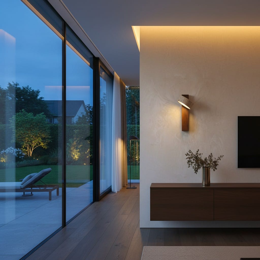 Elvora Wall Light | Stone Spotlight Bedside Design