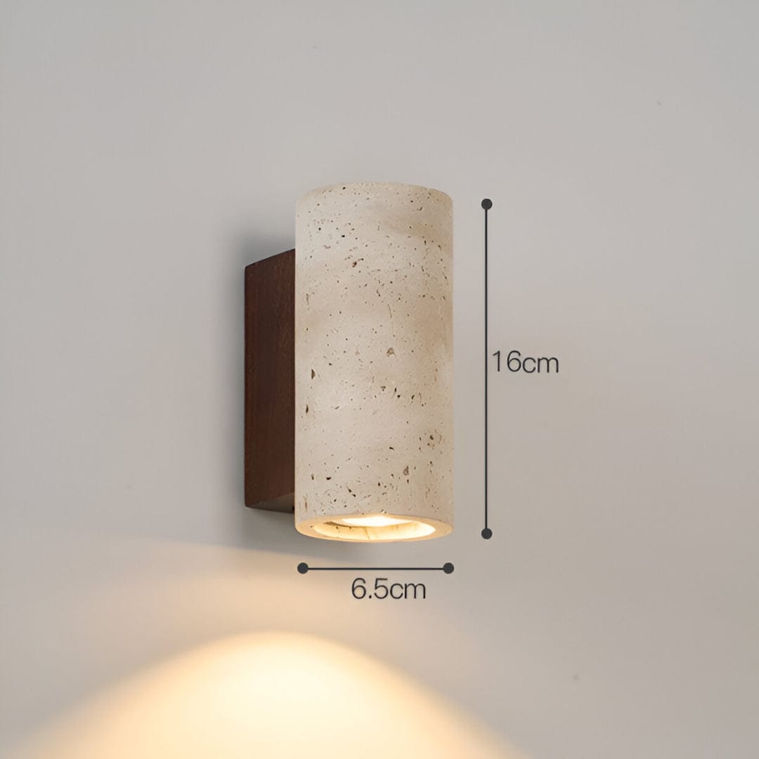 Elvora Wall Light | Travertine Up Down Design