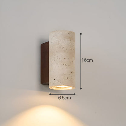 Elvora Wall Light | Travertine Up Down Design