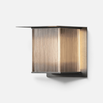 Elvora Wall Light | Vertical Ribbed Outdoor Design