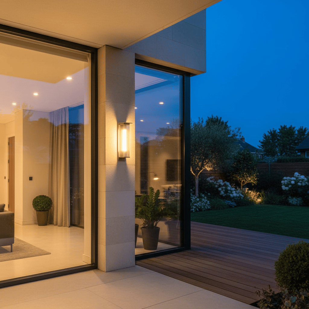 Elvora Wall Light | Vertical Ribbed Outdoor Design