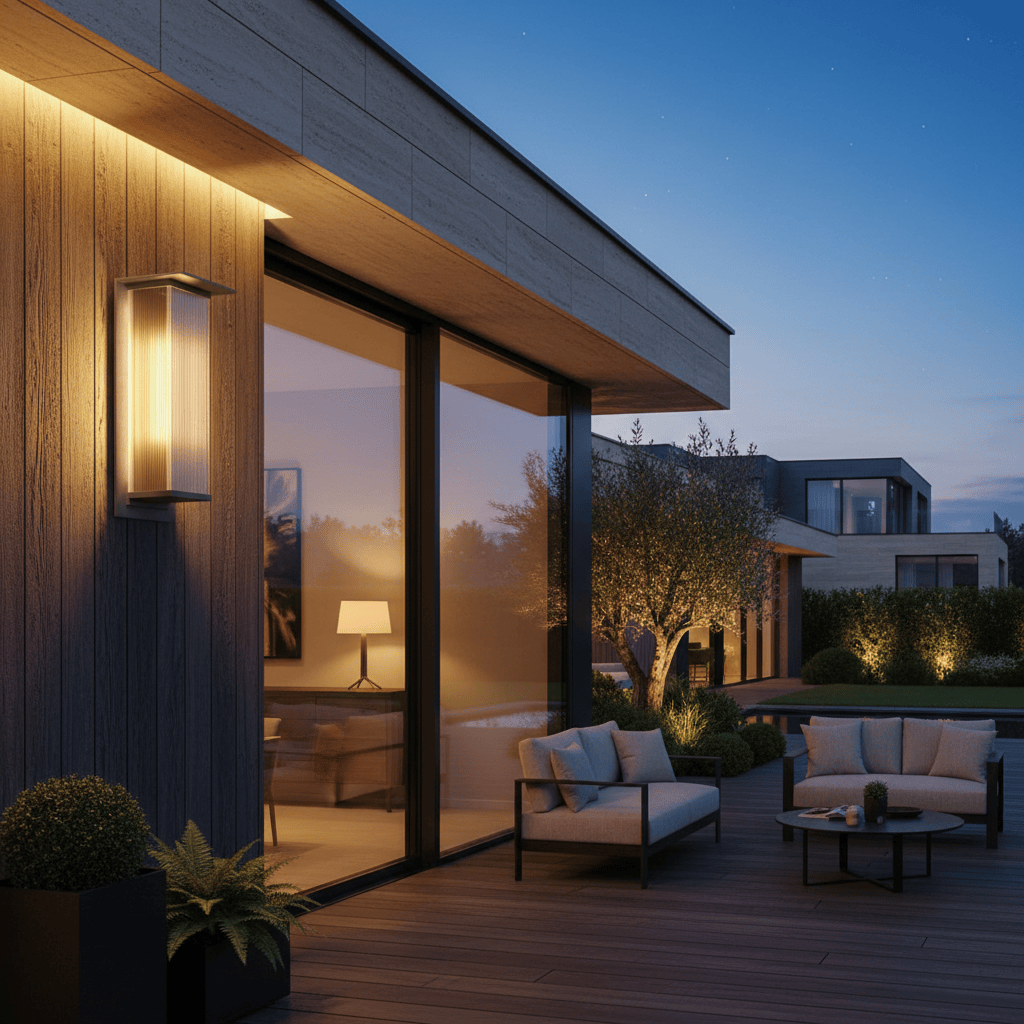 Elvora Wall Light | Vertical Ribbed Outdoor Design