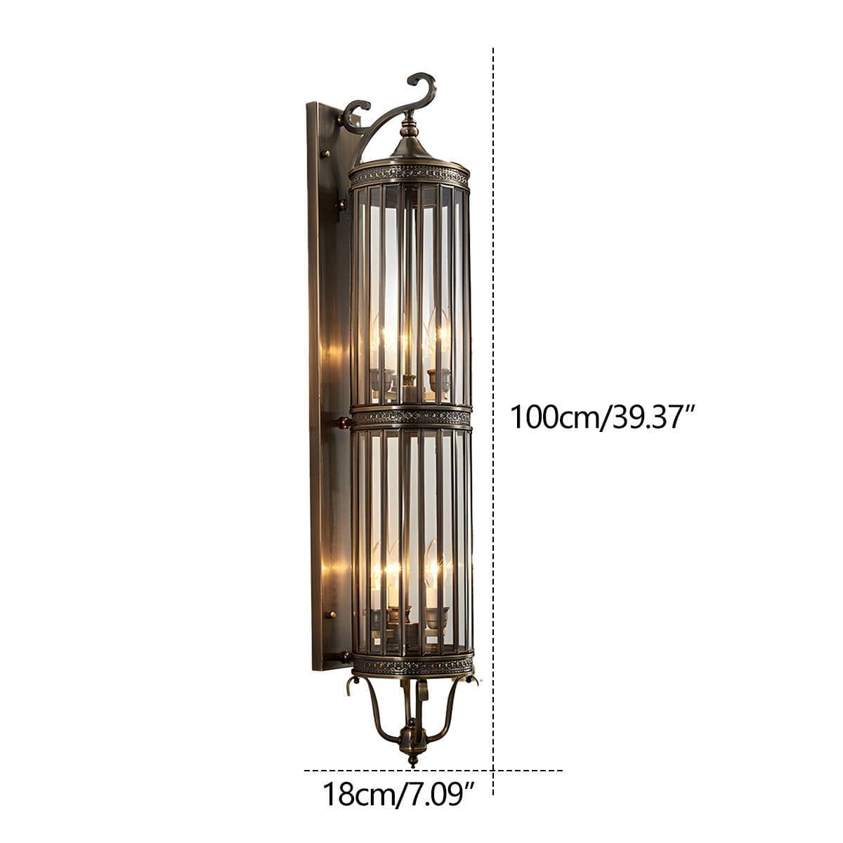 Elvora Wall Light | Vintage Lantern Cage Design
