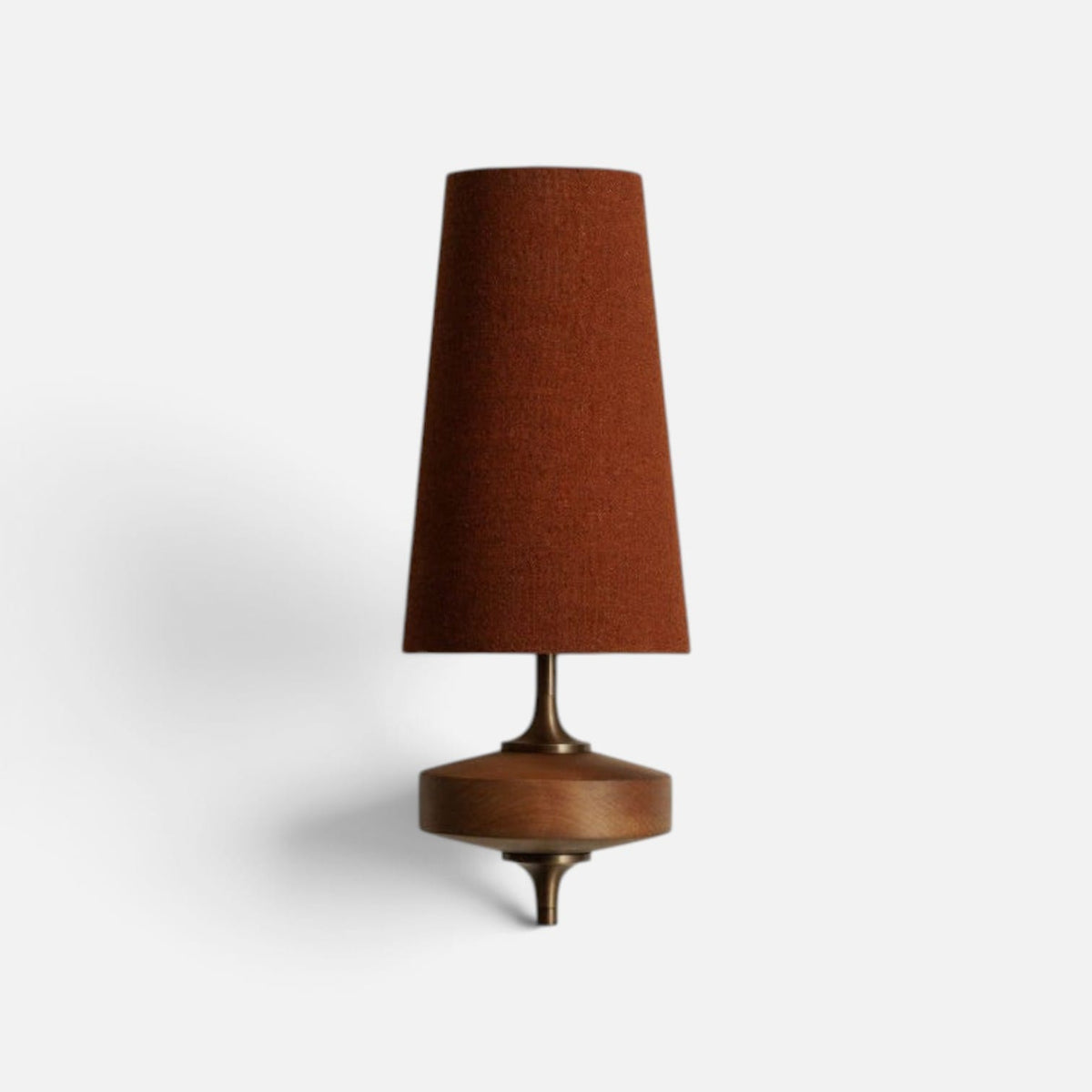 Elvora Wall Light | Vintage Wood Base Sconce