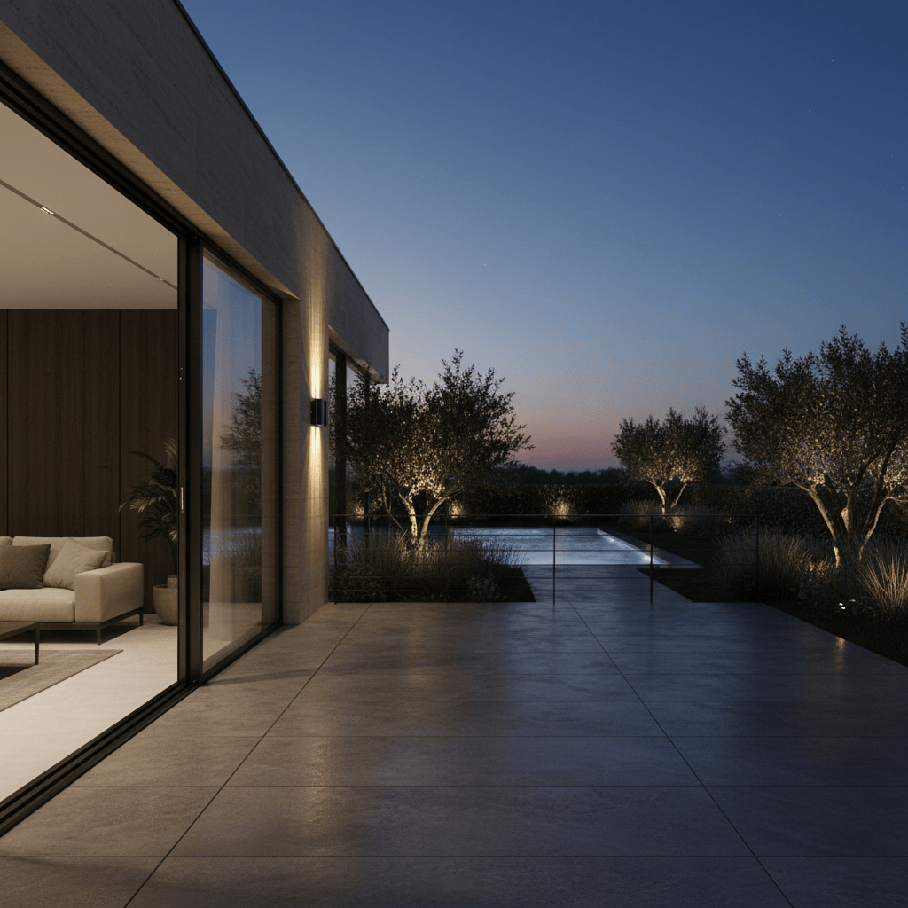 Elvora Wall Light | Wave Curved Outdoor Design