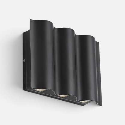 Elvora Wall Light | Wave Curved Outdoor Design