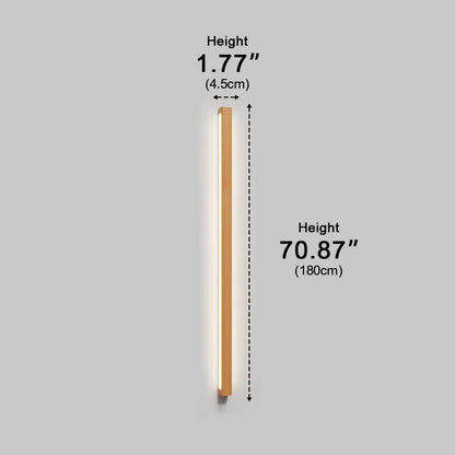 Elvora Wall Light | Wooden Linear Strip Design