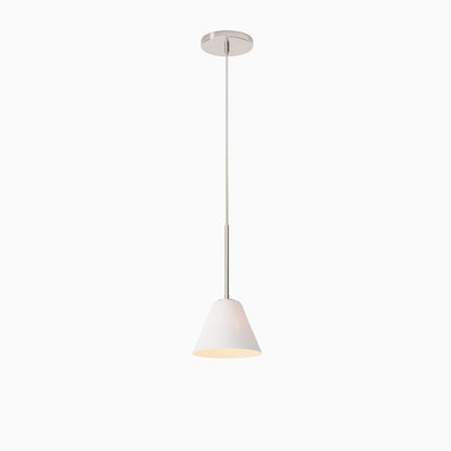 Pendant Light | Milk Glass Cone Design