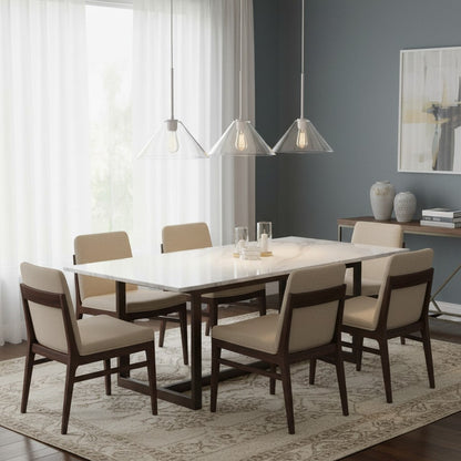 Pendant Light | Milk Glass Cone Design