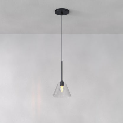 Pendant Light | Milk Glass Cone Design