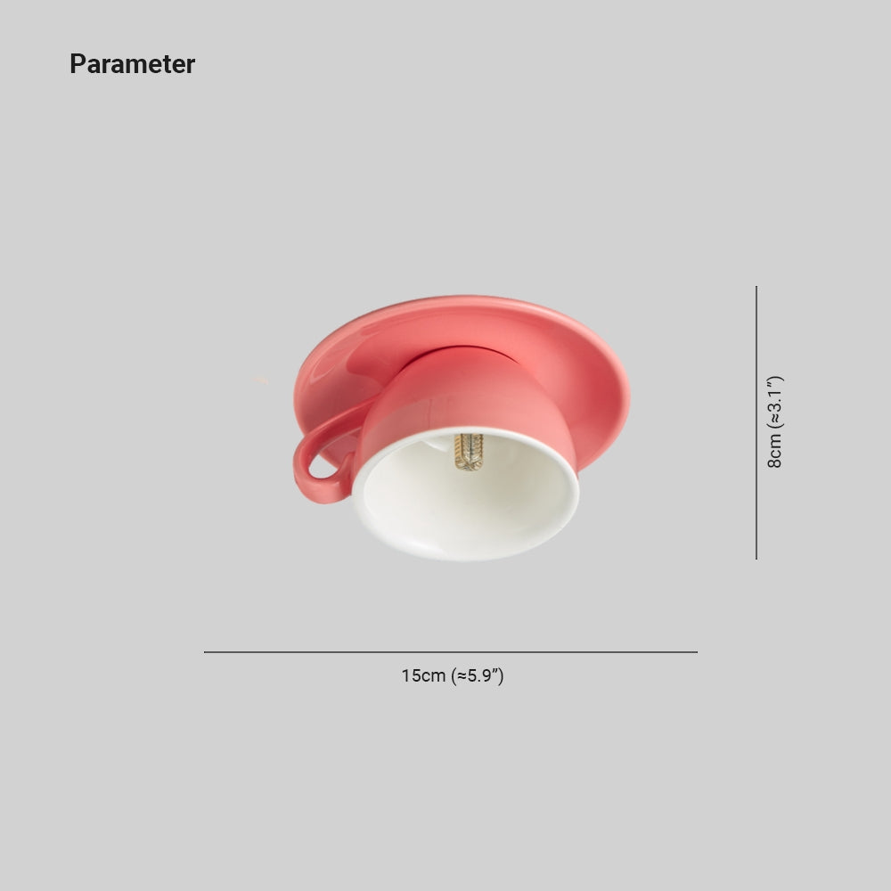 Ceiling Light | Coffee Cup Ceramic Design