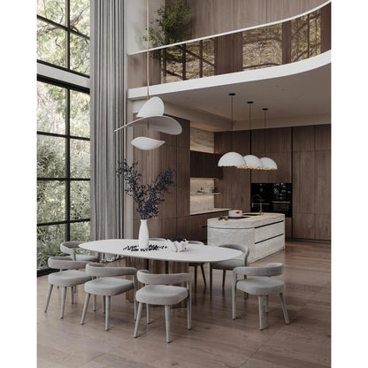 Ceiling Light | Sculptural Petal Design