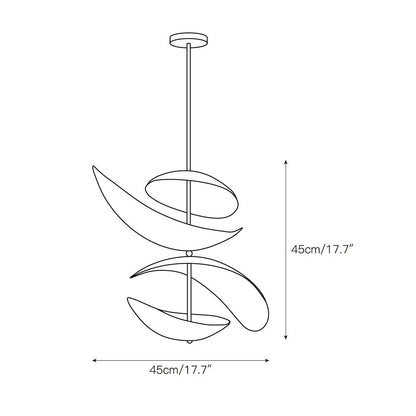 Ceiling Light | Sculptural Petal Design