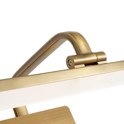 Wall Light | Gold Linear Mirror Light