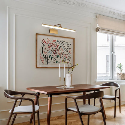 Wall Light | Gold Linear Mirror Light
