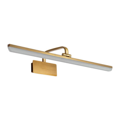 Wall Light | Gold Linear Mirror Light