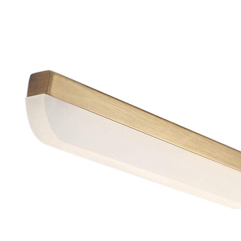 Wall Light | Gold Linear Mirror Light
