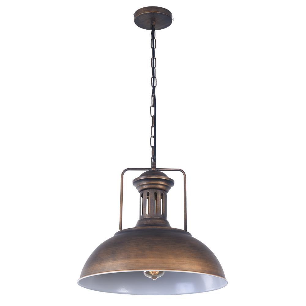 Pendant Light | Industrial Metal Dome Design