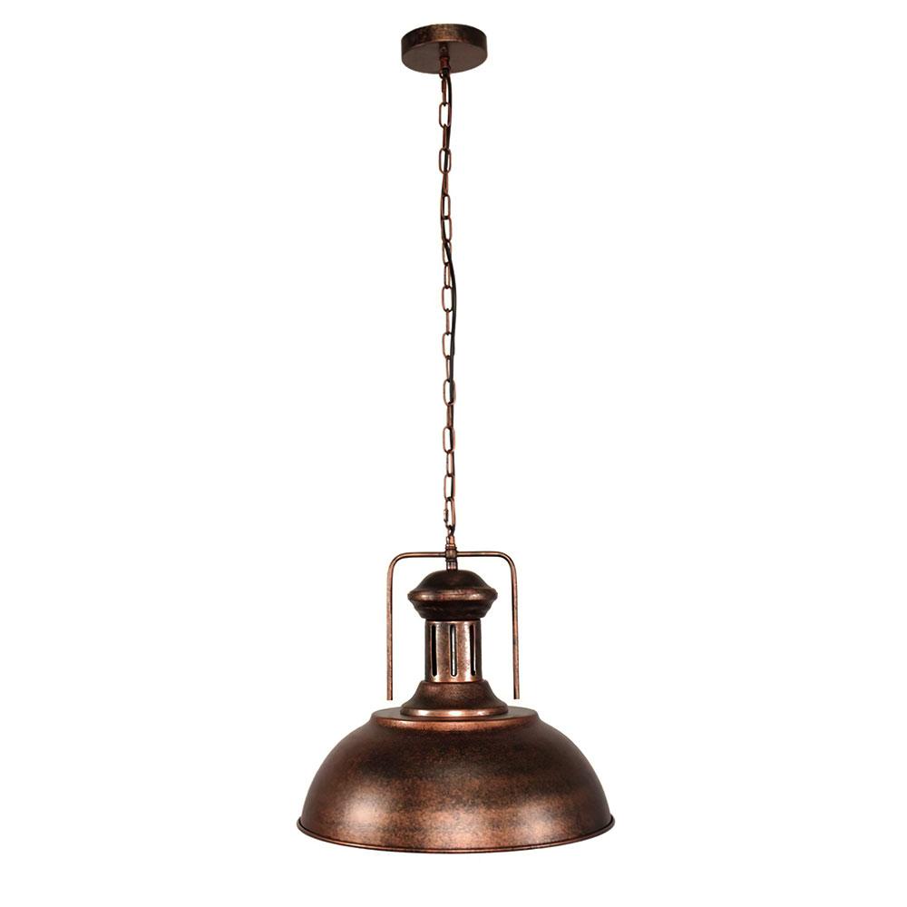 Pendant Light | Industrial Metal Dome Design