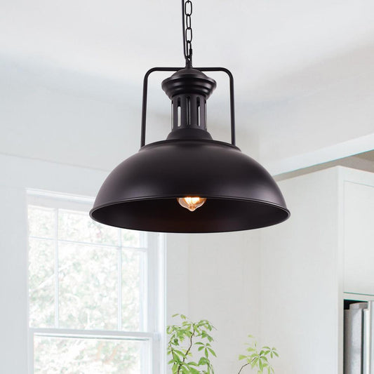 Pendant Light | Industrial Metal Dome Design
