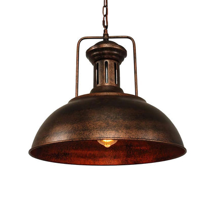 Pendant Light | Industrial Metal Dome Design