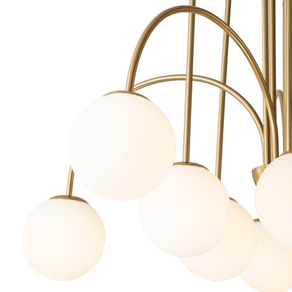 Pendant Light | Arched Arm Glass Chandelier