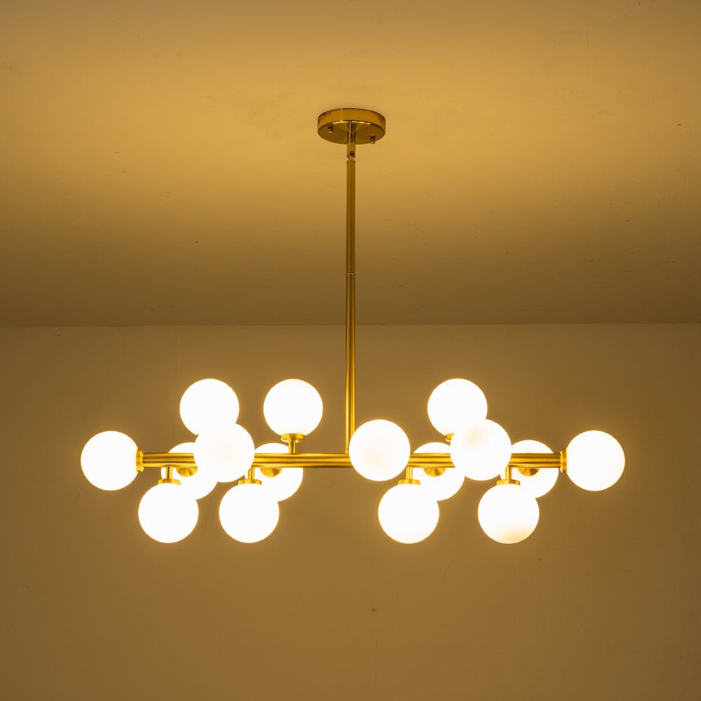 Pendant Light | Molecular Glass Globe Chandelier