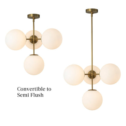 Pendant Light | Cluster Glass Globe Design