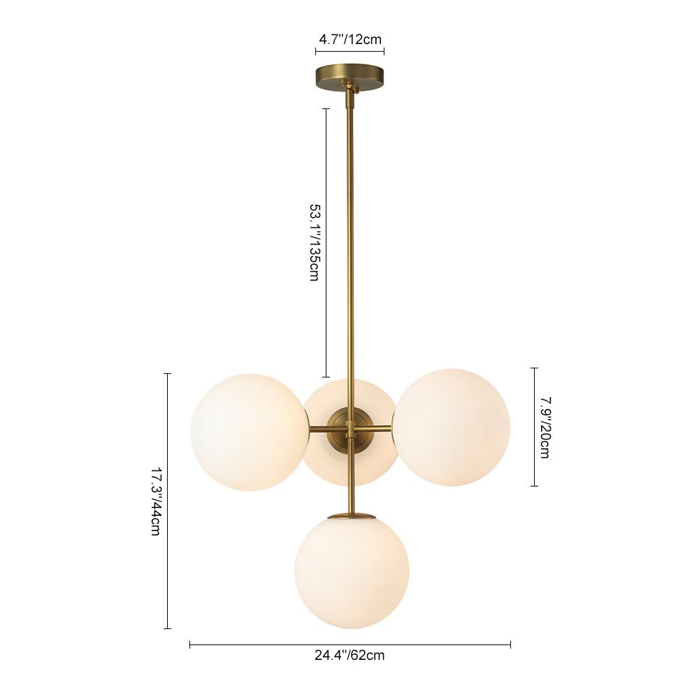 Pendant Light | Cluster Glass Globe Design