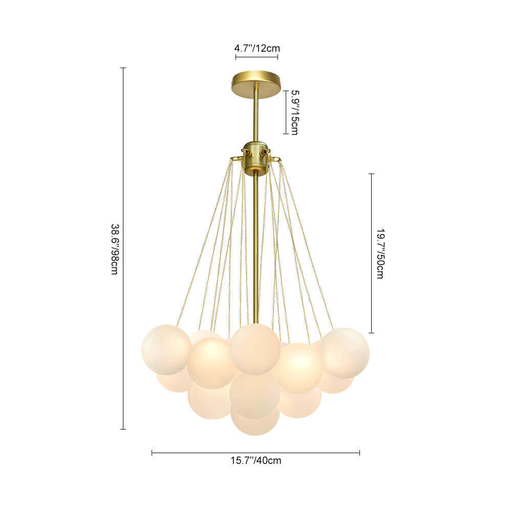 Pendant Light | Cloud Bubble Glass Chandelier
