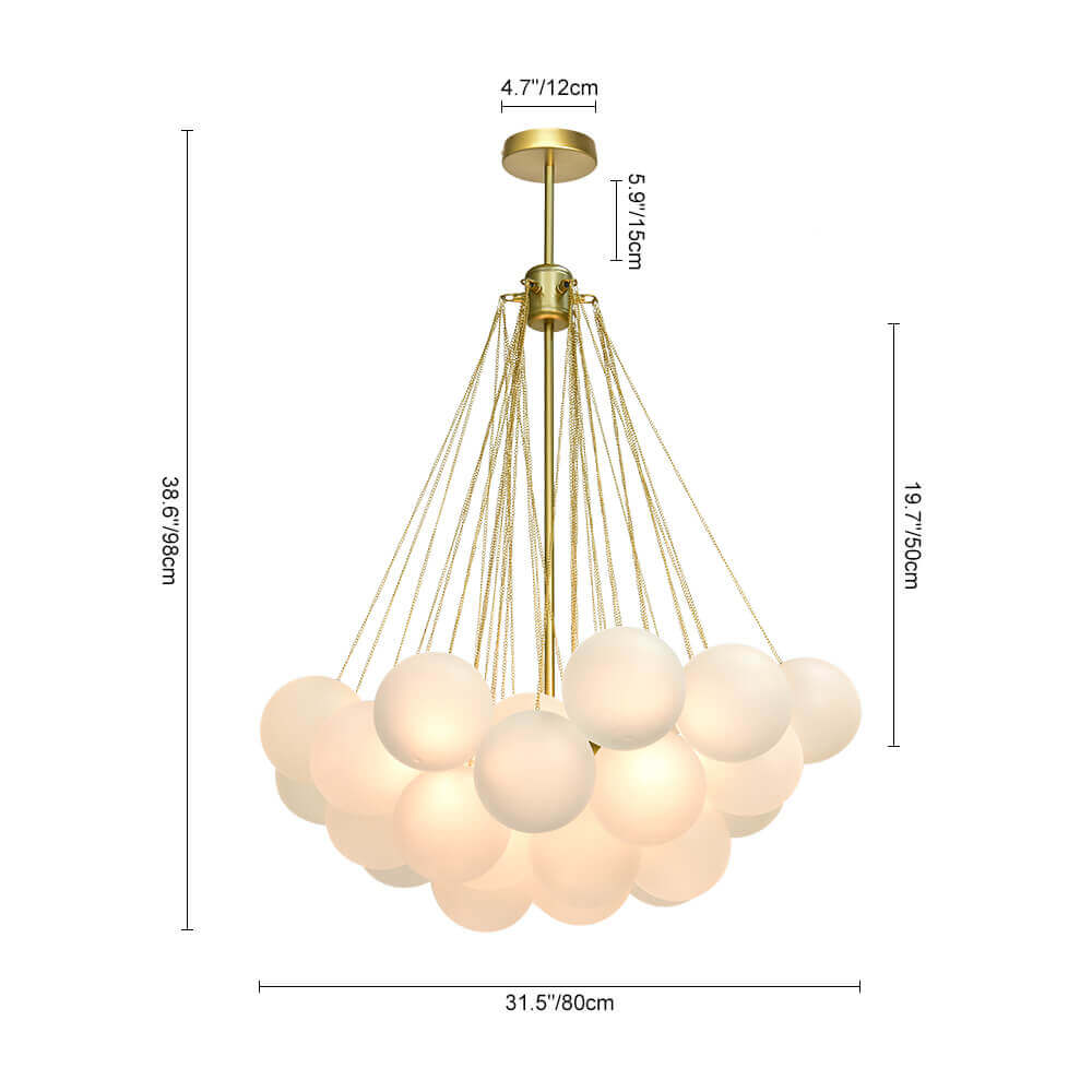 Pendant Light | Cloud Bubble Glass Chandelier