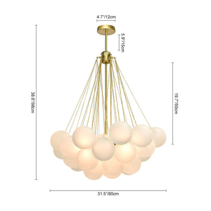 Pendant Light | Cloud Bubble Glass Chandelier
