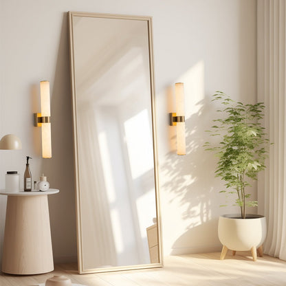 Wall Light | Alabaster Cylinder LED Design